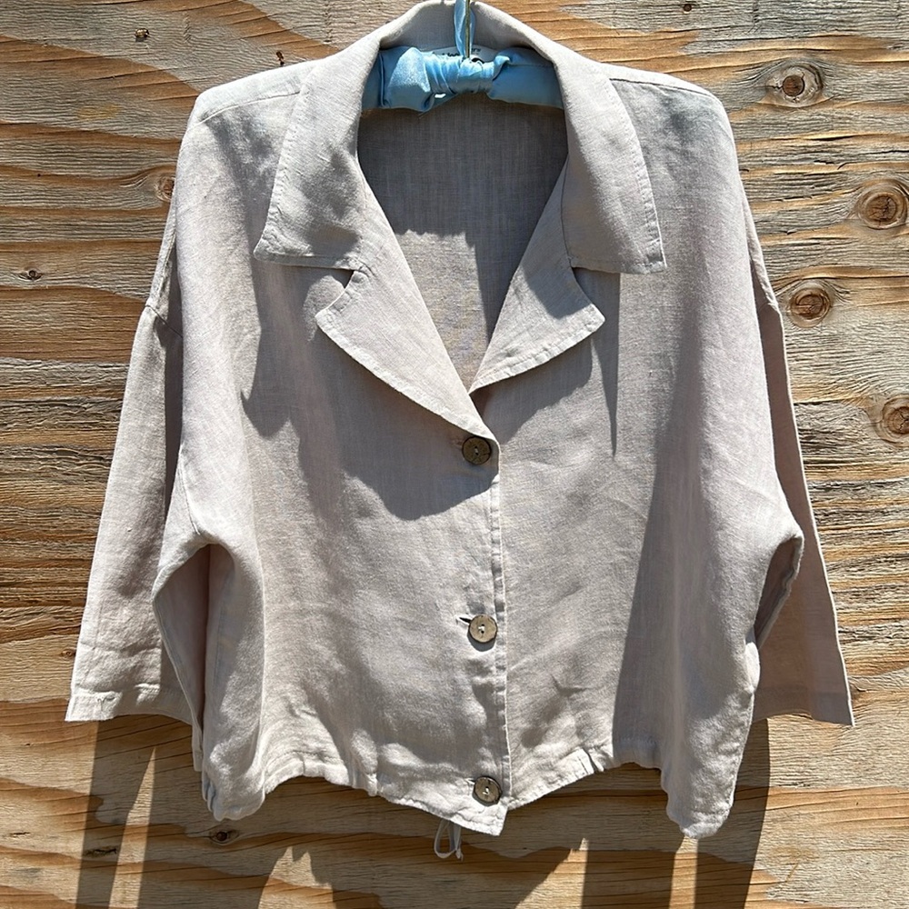 WoolOvers Linen Lightweight Jacket - Picture 4 of 11